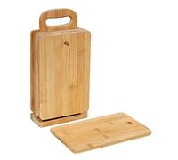 Zassenhaus 54156 6 Planche Bambou avec Support, Marron, 14 x 7 x 30 cm