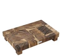 Zassenhaus Bloc à découper en acacia, planche à découper avec pieds antidérapants, 45 x 30 x 8,5 cm