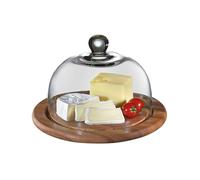 Zassenhaus Cloche à fromage Nature Acacia 25 cm Marron