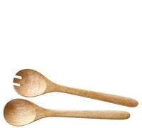 Zassenhaus Couverts à salade 2 pièces, en bois dur de manguier de qualité supérieure issu d'une culture durable, pour servir et servir, couverts de service en bois pour salade, pâtes et fruits