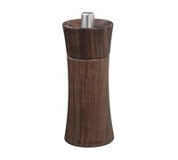 Zassenhaus FRANKFURT Moulin à poivre 14 cm en noyer avec broyeur en céramique haute performance réglable en continu Moulin à épices rempli Ø 5,4 × 14 cm