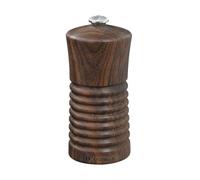 Zassenhaus Heilbronn Moulin à sel 13 cm | Noyer | Avec broyeur en céramique haute performance réglable en continu | Moulin à épices rempli | Ø 5,8 × 13 cm