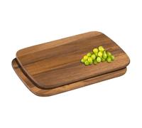 Zassenhaus Lot de 2 Planches pour Petit-déjeuner, Acacia, Acacia, 28 x 20 x 1 cm 55023