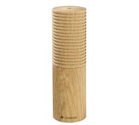 Zassenhaus Moulin à poivre Hussum en chêne - Broyeur en céramique haute performance réglable en continu - Moulin à épices pour poivre, sel et herbes - 18 cm