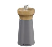 Zassenhaus Moulin à poivre WESTERLAND gris granite | bois de hêtre laqué | tête de moulin en bois de hêtre | avec broyeur en céramique haute performance réglable en continu | moulin à épices | 12 cm,