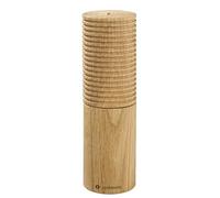 Zassenhaus Moulin à sel Hussum en chêne - Broyeur en céramique haute performance réglable en continu - Moulin à épices pour poivre, sel et herbes - 18 cm