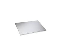 Zassenhaus Plan de travail de cuisine acier inoxydable 60×50 cm bords gradués bord d'arrêt argent