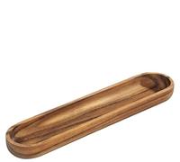 Zassenhaus Plateau de Service en Bois d'acacia | Bol à Baguette | Plateau avec poignées | Plateau à Petit-déjeuner | Plateau en Bois décoratif | Tablette pour Vaisselle | Bois Dur Issu de Sources