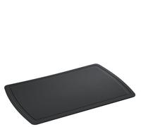 Zassenhaus Tapis de découpe Premium Line en polyuréthane noir, 42 x 27,5 cm, flexible, indéformable, résistant aux températures jusqu'à 150 °C, robuste, convient pour tous les travaux de cuisine