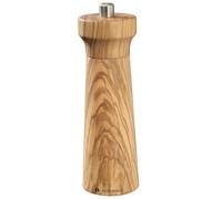 Zassenhaus WESTERLAND Moulin à poivre | Bois d'olivier | avec broyeur en céramique haute performance réglable en continu | Moulin à épices pour poivre | 18 cm, Ø 5,4 cm