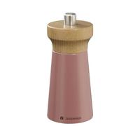 Zassenhaus WESTERLAND Moulin à sel corail | Bois de hêtre laqué | Tête de moulin en bois de hêtre | avec broyeur en céramique haute performance réglable en continu | Moulin à épices pour sel | 12 cm,