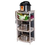 ZAWELIYO Chariot de Rangement de Cuisine avec Conception à Plusieurs | Grand espace de rangement, conçu pour les casseroles et poêles, facile à nettoyer, placement polyvalent, construction en