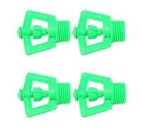 ZAWELIYO Ensemble D'arroseurs Rotatifs 10 Pièces pour Un Arrosage Efficace dans Les Pelouses de Jardin, Plastique Durable, Filetage Mâle G1/2, 5x4,5 Cm