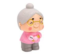 ZAWELIYO Figurines Miniatures de Couple de Personnes âgées, Grands-parents Aimants Mignons, Décoration de Gâteau pour Fête D'anniversaire de Mariage - Décoration en Plastique de Haute qualité