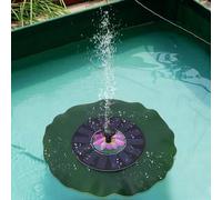 ZAWELIYO Fontaine Solaire 7V 1.4W, Pompe à Eau à Moteur sans Balais, Décoration de Jardin élégante pour étangs et Piscines, ABS Durable, Taille 28.5cm