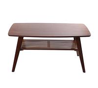 ZAWELIYO Table Basse Pliante, Meubles en Bambou Durables | Conception peu encombrante, Cadre à vis intégré, Forte capacité de charge, Bords lisses, Parfait pour une salle à manger
