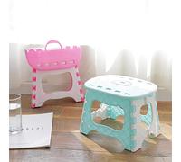 ZAWELIYO Tabouret en Plastique Pliable Portable pour Enfants et Adultes | Matière plastique légère et sûre, Utilisation en extérieur, Design compact, Poignée pratique