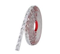 Zayejod Moulure Décorative Argent,Baguette de Finition Autocollant,5M | PVC Frise Murale Bande Décorative pour Bord de Papier Peint Carrelage Miroir Mur Plafond Armoire