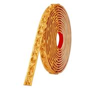 Zayejod Moulure Décorative Or,Baguette de Finition Autocollant,5M | PVC Frise Murale Bande Décorative pour Bord de Papier Peint Carrelage Miroir Mur Plafond Armoire