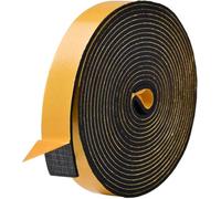 Zayejod Ruban Mousse Adhésive 25mm Large 6mm Épaisseur Bande Néoprène Autocollante Caoutchouc Isolation Joint Anti-vibration Meuble Protection Voiture,3 Mètres