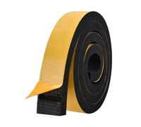 Zayejod Ruban Mousse Adhésive 50mm Large 12mm Épaisseur Bande Néoprène Autocollante Caoutchouc Isolation Joint Anti-vibration Meuble Protection Voiture,2M
