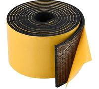 Zayejod Ruban Mousse Adhésive 70mm Large 10mm Épaisseur Bande Néoprène Autocollante Caoutchouc Isolation Joint Anti-vibration Meuble Protection Voiture,5M