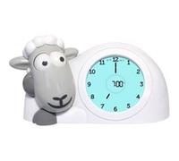 ZAZU Horloge Sam l'Agneau - Horloge d'Entraînement au Sommeil et Veilleuse pour Enfants | Réveil Lumineux | Aidez Votre Enfant à Apprendre Quand se réveiller | Luminosité réglable | Arrêt Automatique