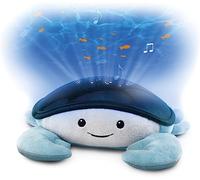 Zazu Veilleuse Cody le crabe - Projecteur LED | Thème océan avec poissons en mouvement | Vagues et mélodies apaisantes | Tétine portable à piles | Programme de sommeil en 3 étapes | 5 sons | Capteur