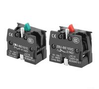 ZB2 Series Interrupteur de commande de joystick 10 A 600 V, normalement ouvert sans contact momentané, trou de montage de 22 mm pour ZB2-BE101C BE102C industriel (ZB2-BE102C)
