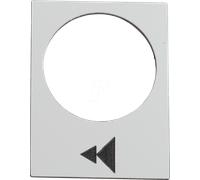 Schneider Electric Schneider Electric Plaque de symbole blanche ZB2BY4903 Quantité:1