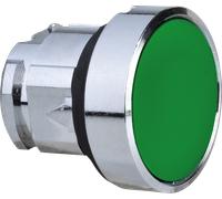ZB4BH03 - Bouton-poussoir, élément frontal, Harmony XB4, 22 mm, vert, verr