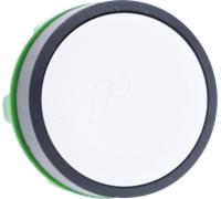 Schneider Electric ZB5AA1 Harmony ZB5AA1 Bouton-poussoir avec pavé à touches, actionneur plat 1 bouton blanc décrochage par pression 1 pc(s)