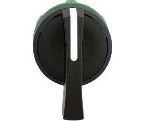 ZB5AJ2 - Sélecteur Ø 22 mm, 2 positions, verrouillage L+R, noir
