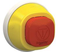 Schneider Electric ZB5AS84W2B Bouton d'arrêt d'urgence 24 V IP66, IP67, IP69, IP69K 1 pc(s)