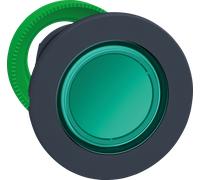 ZB5FW333 - Élément frontal pour bouton-poussoir lumineux ZB5, momentané, ve