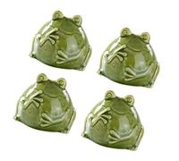 ZBIianxer Adorables couvercles de boulons de Toilettes sur Le thème de la Nature, Ensemble de 4 Accessoires de Mise à Niveau de Salle de Bains en céramique, décoration de Toilettes
