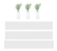 ZBIianxer Ensemble de 50 Marque-Places Vierges Robustes avec 3 Rouleaux de Ruban coloré, Fournitures d ' Artisanat de fête pour Le d ' événements et l ' Artisanat, Cartes de Table de Mariage