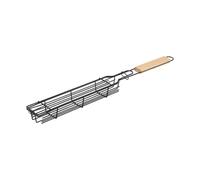 ZBIianxer Grilles de Cuisson en Plein air, Panier de Barbecue pour Voyage de Camping avec Cadre en métal et Trou de Suspension Pratique, Panier à légumes
