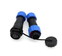 ZBLZGP Connecteur circulaire étanche SD16 à 4 broches, alimentation électrique 5 A, prise mâle femelle 18 AWG, fil fileté, pour éclairage industriel, audio, vidéo, aviation
