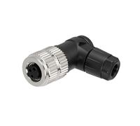 ZBLZGP Connecteur M8 A Code 3 broches IP67 étanche circulaire automobile Capteur à souder Terminal femelle Prise filetée pour vélo électrique E-Bike 1 Pack