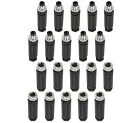 ZBLZGP Lot de 10 connecteurs M8 3 broches mâle vers femelle, IP67 étanche prise aviation, connecteur circulaire fileté à vis pour capteur, lot de 10