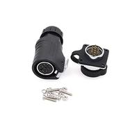 ZBLZGP LP20 Waterproof Aviation Connector IP65 Solar Panel Charge Connector Schnellanschluss Stecker und Buchse LED Outdoor Power Connector (10pin, Feamle Plug & Male Socket)