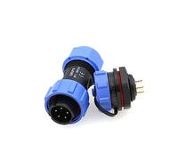 ZBLZGP Plastique PA66 étanche WEIPU SP17 5 broches et prise encastrable - Fiche aéronautique électrique - Adaptateur de signal industriel