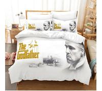 ZBT029686 Parure de lit enfant Le Parrain Vito Corleone, housse de couette, ensemble 3 pièces pour lit Queen 140X200CM