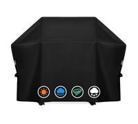 ZBXFCSH Housse de Barbecue Robuste pour Barbecue à gaz Napoleon 61500 Prestige Pro 500 et Prestige 500, Protection Contre Les intempéries, Noir