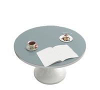 ZBXXSC Nappe Ronde en Cuir Artificiel Tapis de Table en Cuir Antidérapant Imperméabilisation Facile à Nettoyer pour Cuisine protéger et décorer(D,Round 60cm)