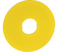 ZBY9101 - Panneau pour XB4, bouton-poussoir d'arrêt d'urgence XB5