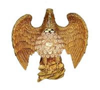 ZBZFGE Applique Murale dorée Motif Animal Aigle Applique décoration intérieure Lampe Aigle 3D Animaux Oiseaux lumières Mur Cristal Abat-Jour atmosphère éclairage Mural Effet Design créatif Lampe de
