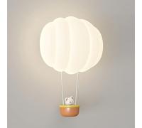 ZBZFGE Applique Murale LED pour Chambre d'enfant, 15 W, Impression 3D, Lampe Murale en Forme de Ballon à air Chaud, Lampe de Chambre à Coucher pour garçons et Filles, Animaux de Dessin animé