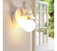 ZBZFGE Appliques murales LED Modernes, Applique Murale d'intérieur pour Chambre d'enfant, Lampe de Chevet à intensité Variable pour Filles et garçons, décoration de Chambre à Coucher 5W avec